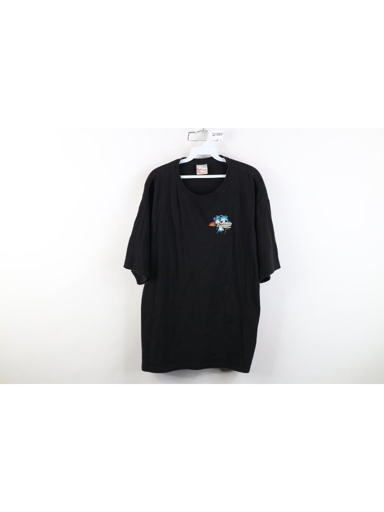 Vintage Y2k Nascar Mens Xl Faded 2007 Budweiser Shootout Daytona TShirt Black